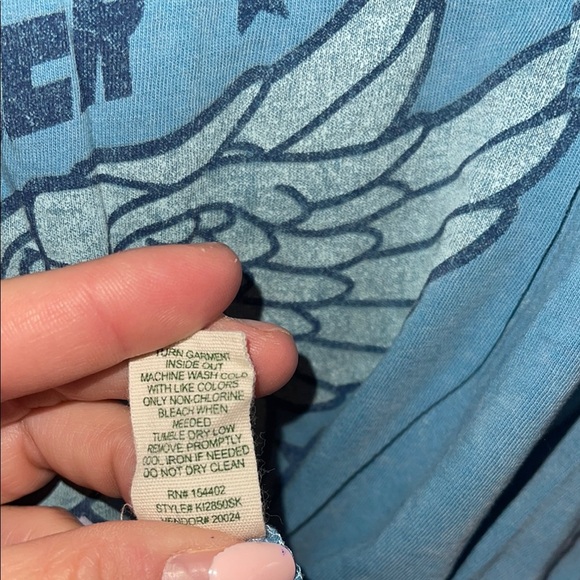 Kids Blue Roller Skate Club T-Shirt - Picture 5 of 6